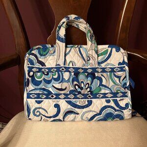 Vera Bradley Folding Travel Cosmetic Organizer in Mediterranean Blue
